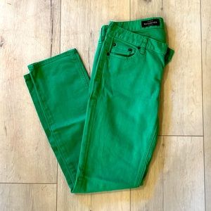 J. Crew Matchstick Jeans Green